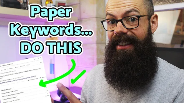 You are choosing keywords for a paper WRONG! Do THIS instead... thumbnail