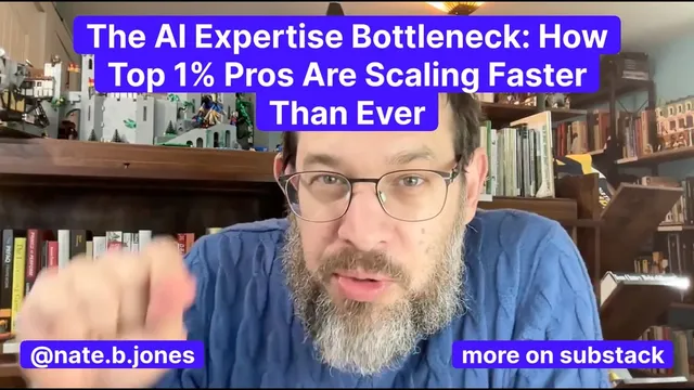 The AI Expertise Bottleneck: How Top 1% Pros Are Scaling Faster Than Ever thumbnail