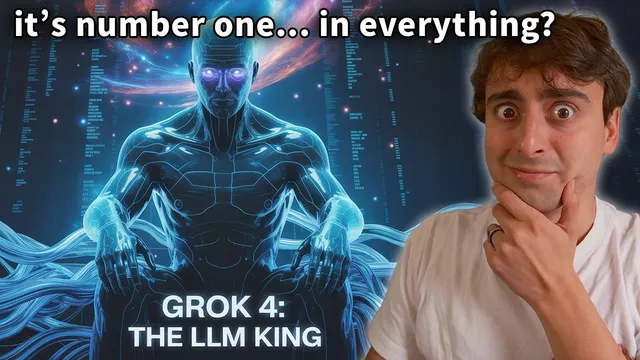 "A PHD in Everything" Grok 4 CRUSHES Every Leading AI Model | HANDS ON DEMO thumbnail