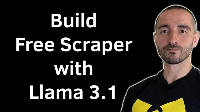 Build Web Scraper with Llama 3.1 | Get Structured Data By Scraping Web Content With AI thumbnail