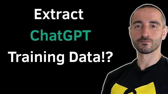 How To Extract ChatGPT Hidden Training Data | Making LLMs (e.g. Llama) Spill Out Their Training Data thumbnail