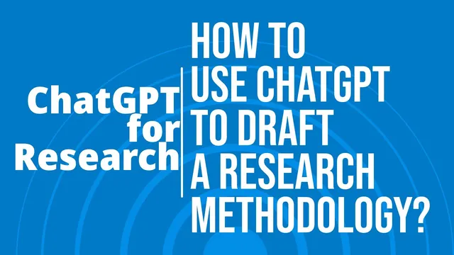 #HowChatGPT for Research:  to use #ChatGPT to Write Research Methodology? thumbnail