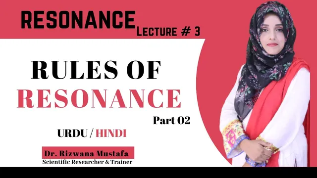 Resonance || Rules for drawing Resonance Structure || GOC || Lec 03  || Dr Rizwana thumbnail