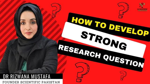 How to Develop A  STRONG Research Question ( 3 Steps Formula) | Urdu/Hindi thumbnail