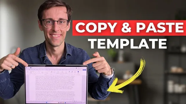 How to easily write a research paper introduction WITHOUT AI (copy & paste template) thumbnail