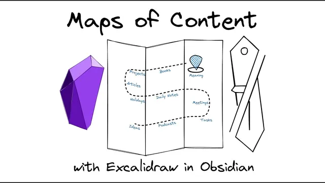 Building Visual Maps of Content with Excalidraw in Obsidian thumbnail