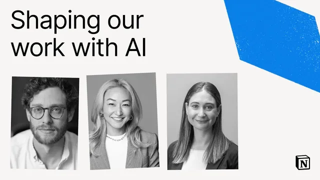 Make with Notion 2024: Shaping our work with AI (Dan Shipper, Sarah Guo, Daniela Amodei) thumbnail