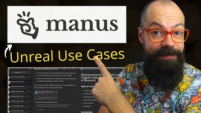 6 Genius Manus AI Use Cases Every Academic Should Be Using thumbnail