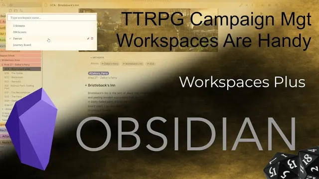 Obsidian - Workspaces Plus thumbnail