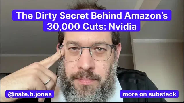 The Dirty Secret Behind Amazon's 30,000 Cuts: Nvidia thumbnail