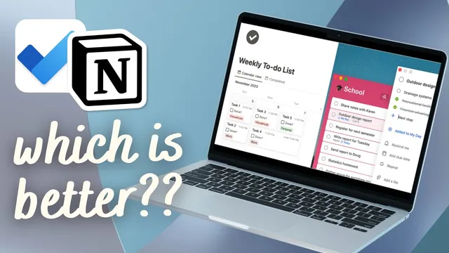 Notion vs. Microsoft To Do: Which is a Better To-Do List App? (2024) thumbnail
