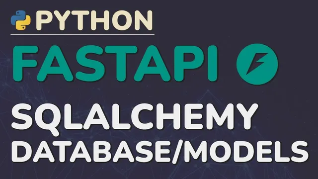 Python FastAPI Tutorial (Part 5): Adding a Database - SQLAlchemy Models and Relationships thumbnail