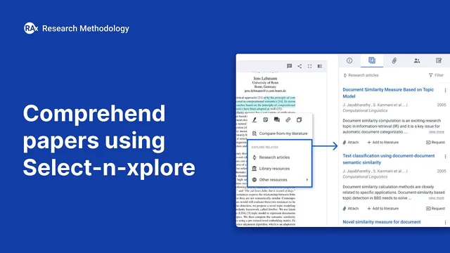 Research Paper Writing - How to Use Select-n-Explore Feature to Comprehend Research Papers Quickly thumbnail