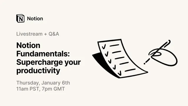 Notion Fundamentals | Supercharge your productivity with Khe Hy thumbnail