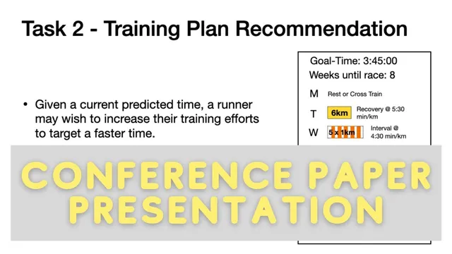 Using Case-Based Reasoning to Predict Marathon Performance and Recommend Tailored Training Plans thumbnail