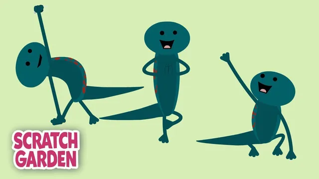 Salamander Yoga - Now with Scared Squirrels! | 5-minute Yoga Break | Scratch Garden thumbnail