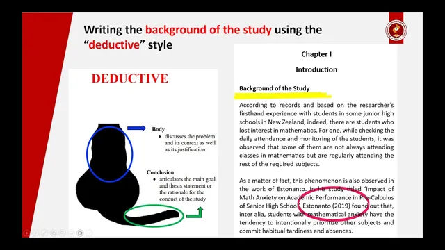 How to Write the Background of the Study - Part 2 (Deductive Style) thumbnail
