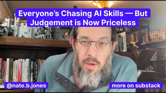 Everyone's Chasing AI Skills—But Judgement is Now Priceless thumbnail