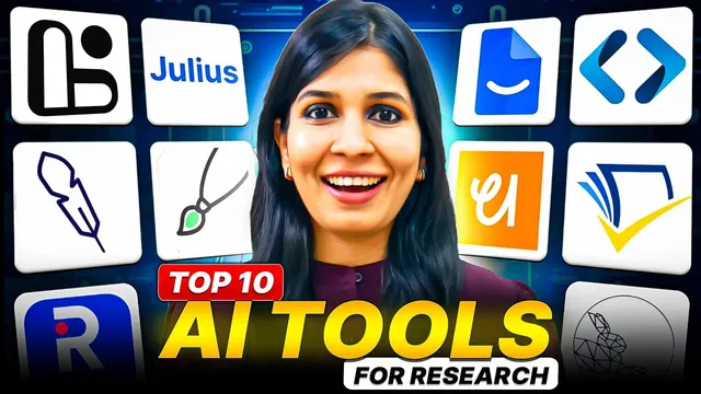 Top 10 AI Tools for Research in 2025 - REVEALED!🔥🤯 thumbnail