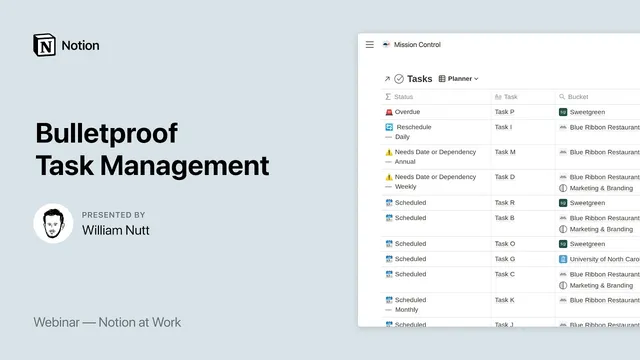 Notion at Work: Bulletproof Task Management thumbnail