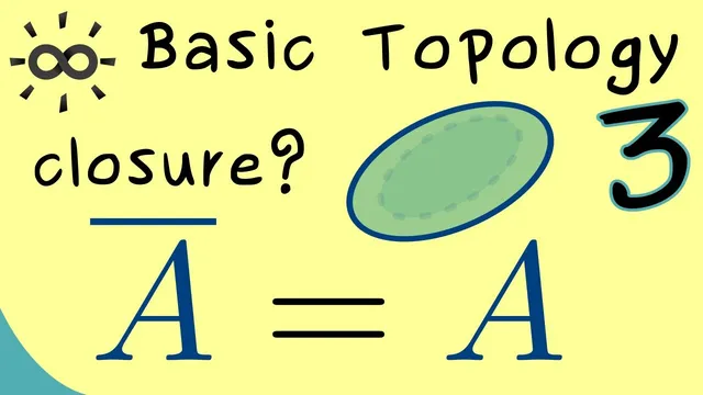 Basic Topology 3 | Closed Sets and Closure thumbnail