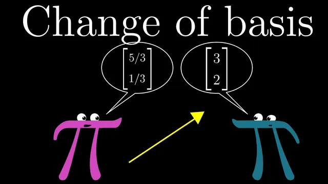 Change of basis | Chapter 13, Essence of linear algebra thumbnail