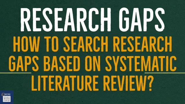 How to find research gaps in existing #research using systematic literature review thumbnail