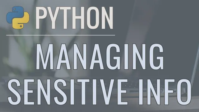 Python Tutorial: Securely Manage Passwords and API Keys with DotEnv thumbnail