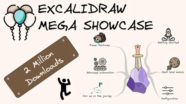 The Excalidraw-Obsidian Showcase: 57 key features in just 17 minutes thumbnail