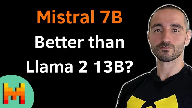 Mistral 7B - better than Llama 2? | Getting started, Prompt template & Comparison with Llama 2 thumbnail