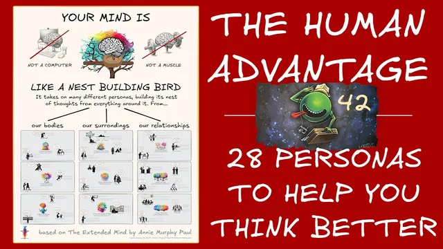 The Human Advantage - 28 Personas to Help You Think Better - A visual summary of The Extended Mind thumbnail