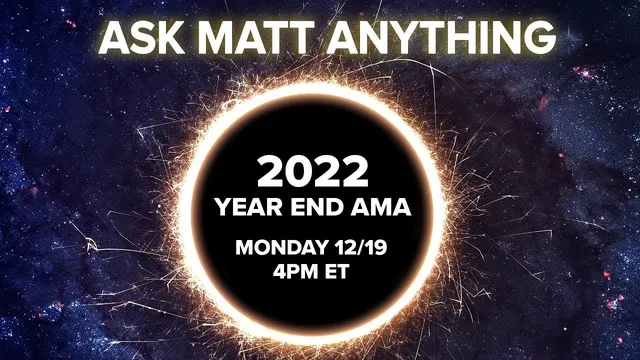 2022 Year End AMA thumbnail
