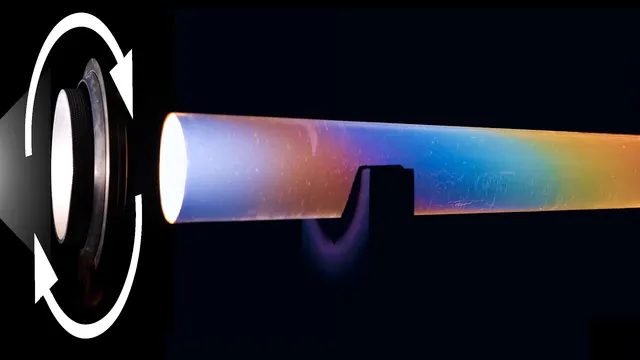 This tests your understanding of light | The barber pole effect thumbnail