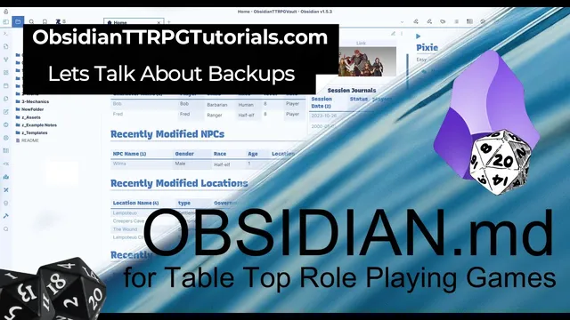 Obsidian - Lets Talk About Backups thumbnail