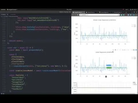 Linear Regression with TensorFlow.js thumbnail