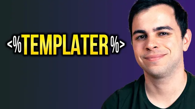 Automate Your Vault With Templater - How to Use Templater in Obsidian thumbnail