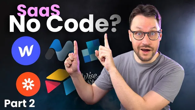 I Created a SaaS Only Using No Code Tools - Part 2 thumbnail