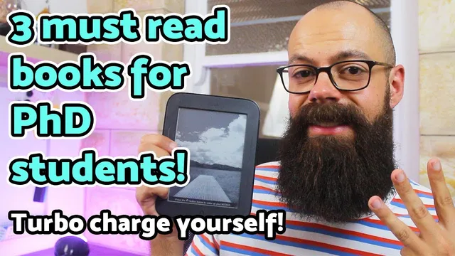 Best books for PhD students | Turbocharge your PhD and yourself! thumbnail