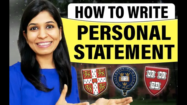 PERSONAL STATEMENT FOR STUDY ABROAD | 🔥 Explained with examples thumbnail