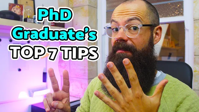 A PhD graduate's advice to new students | Avoid these mistakes thumbnail