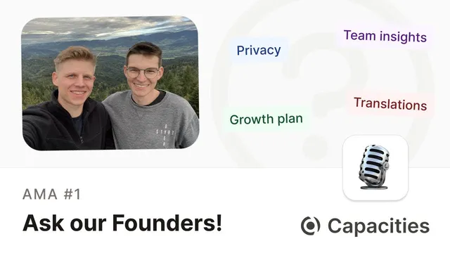 Capacities AMA with Steffen and Michael! thumbnail
