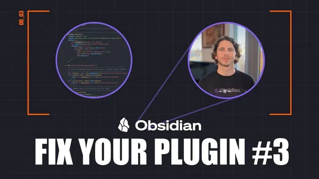 Critique your plugin #3 — Obsidian October 2024 thumbnail