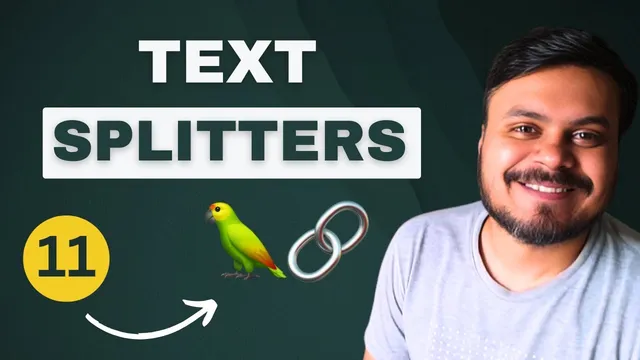 Text Splitters in LangChain | Generative AI using LangChain | Video 11 | CampusX thumbnail