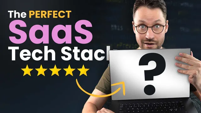 This Is The PERFECT Tech Stack For a SaaS Product thumbnail