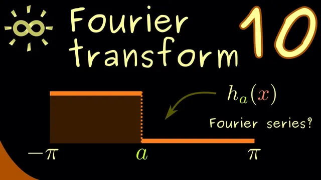 Fourier Transform 10 | Fundamental Example for Fourier Series [dark version] thumbnail