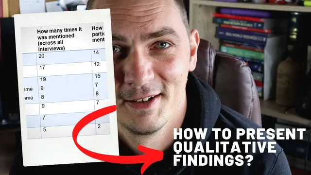 How to present qualitative findings thumbnail