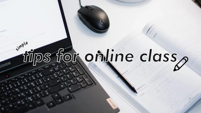 3 productive tips for online school | online learning thumbnail