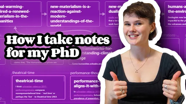 FULL note-taking session for my PhD with DETAILED commentary! thumbnail