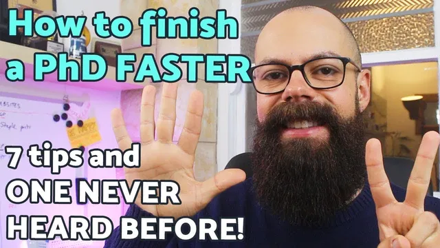 How to finish your PhD faster | 7 tips including an unspoken truth! thumbnail