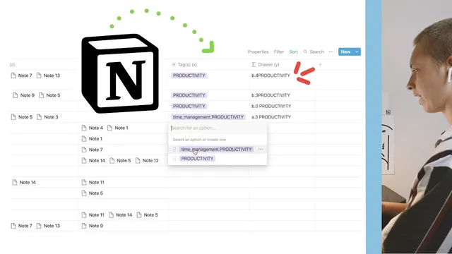 How I Organize My Notes & Automate Tags In Notion thumbnail